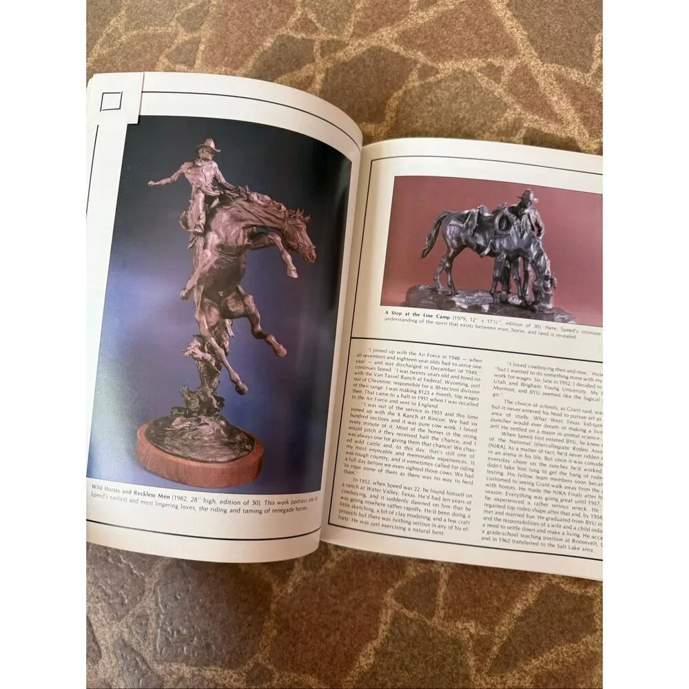 Vintage 1983 Art West Magazine Journal Western Cowboy